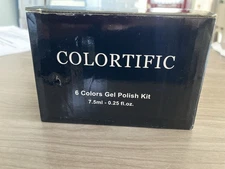 Nail Gel. UV / LED Gel Polish Kit. 6 Colors Colortific LO39, LO40, LO41, LO42, +