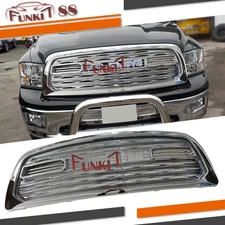 Limited Chrome Grille w/Letters For 2009-2012 Dodge Ram 1500 Front Bumper Grill