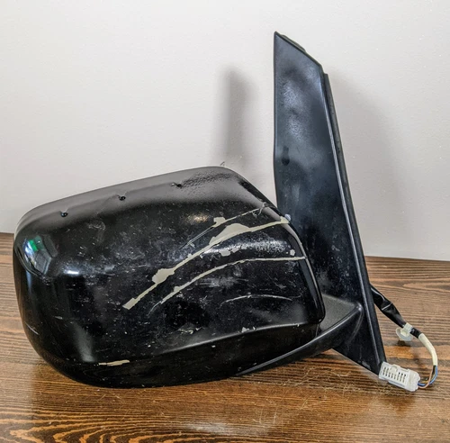 OEM 11-13 Honda Odyssey Right Passenger Side Door Powered Mirror Glossy Black