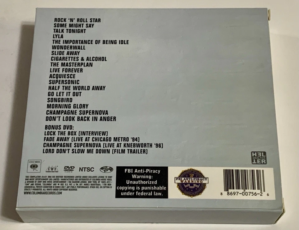 Oasis Stop The Clocks Limited Edition 2-CD / 1-DVD 2006 Columbia 88697 00756 2 — 第 2/4 张图片