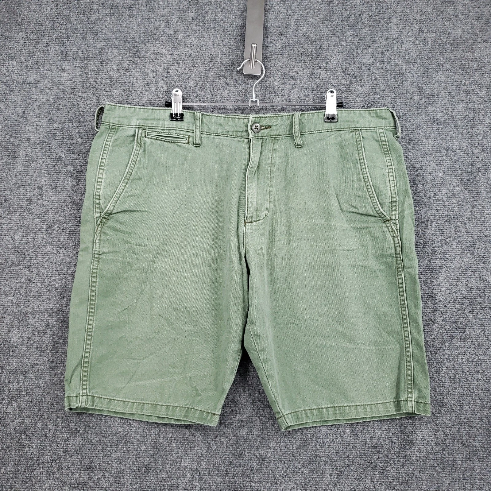 Denim & Supply Ralph Lauren Chino Shorts Mens 36 Green Casual Twill Cotton