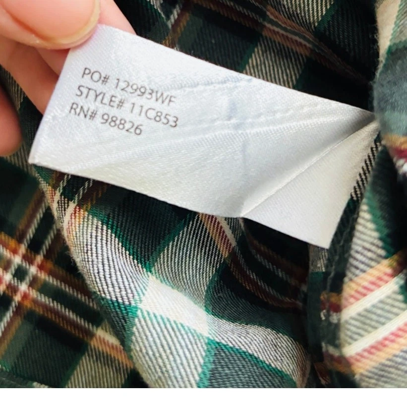 U.S. Polo Assn. Men's Flannel Long Sleeve Buttondown Shirt Stretch 3XL - Image 4 of 4