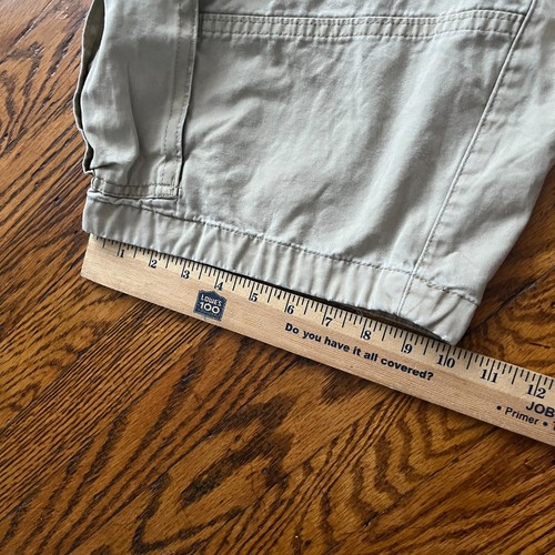 VTG Abercrombie & Fitch Cargo Shorts Mens 31 Tan Button Fly Military Y2K - Picture 6 of 8
