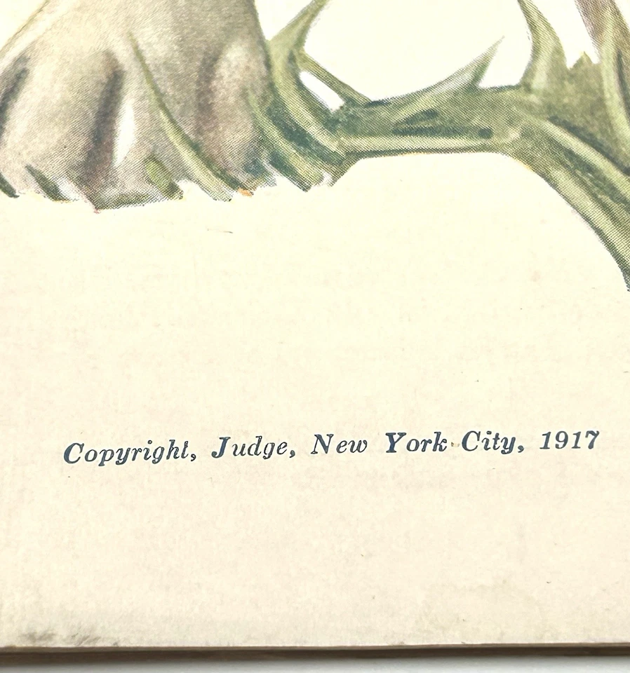 VERY RARE - Judge Magazine August 18, 1917 The Boy Scout - Image 4 of 4