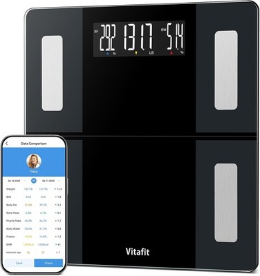 550lb Smart Bathroom Scale for Body Weight, High Precis in 0