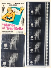 Magnifique Brigitte Bardot - La Mariée Est Trop Belle Cell Strip 35mm Pellicule