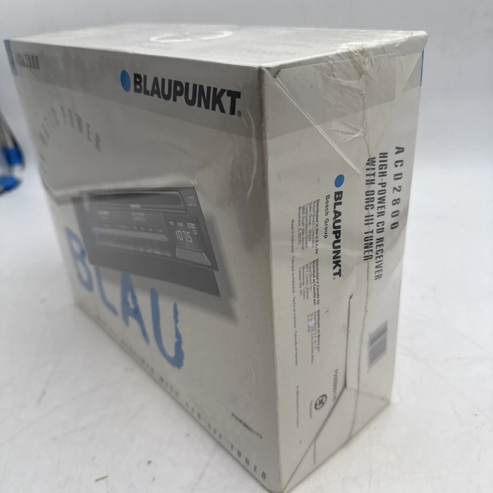 全新 Blaupunkt ACD2800 CD 播放器/立体声 单 Din 可拆卸脸部 — 第 4/4 张图片