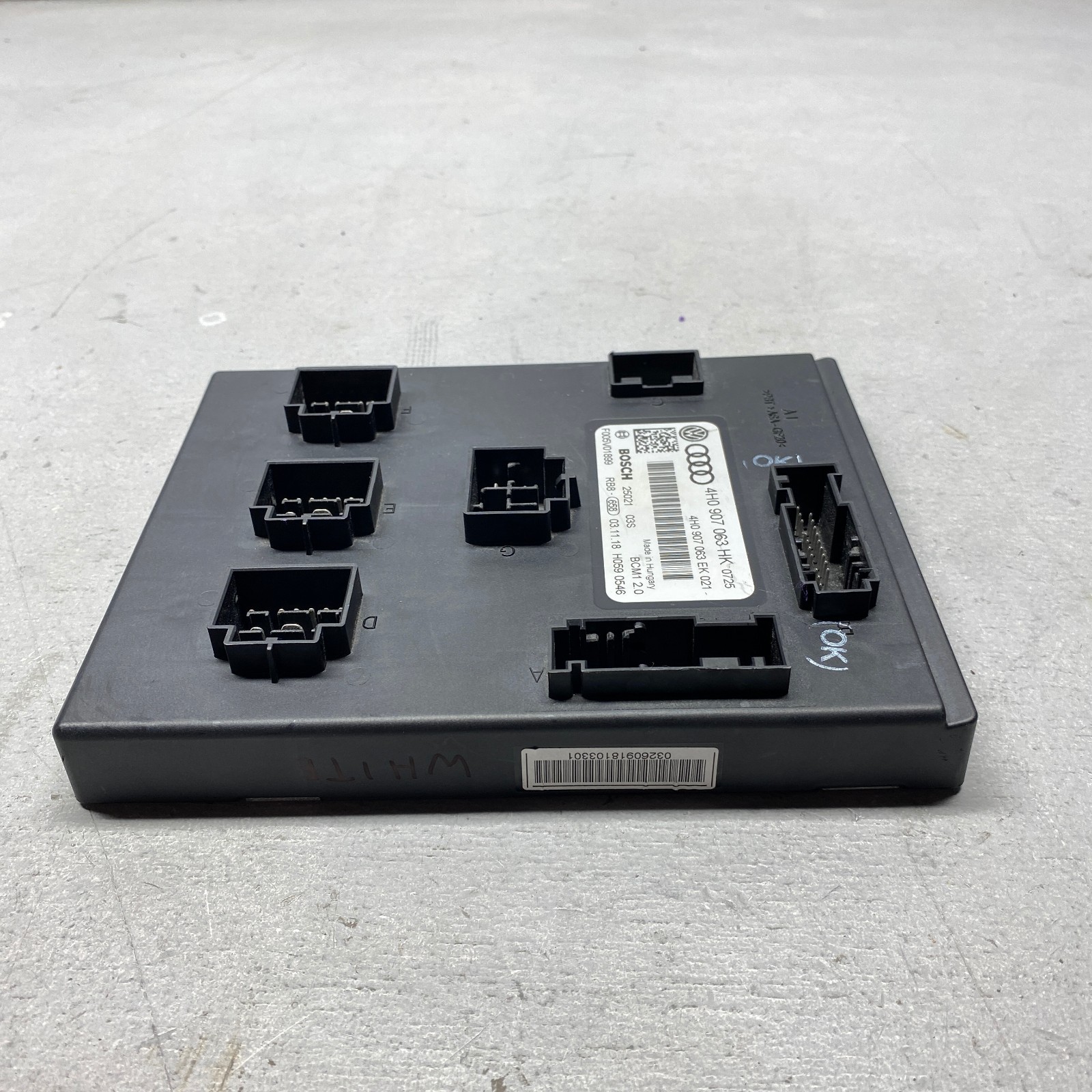 Lamborghini Huracan Body Control Supply Control Module 4H0907063HK