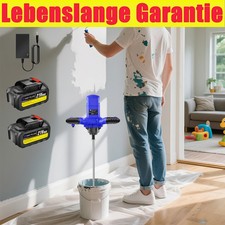DAYPLUS 21V Akku-Rührwerk Schnurlos M14 Aufnahme Rührgerät mit 2 Akku Ladegerät
