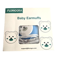 Floriogra Baby Earmuffs Noise Protection 26dB SNR Infant 3 Months Blue EZ-30D