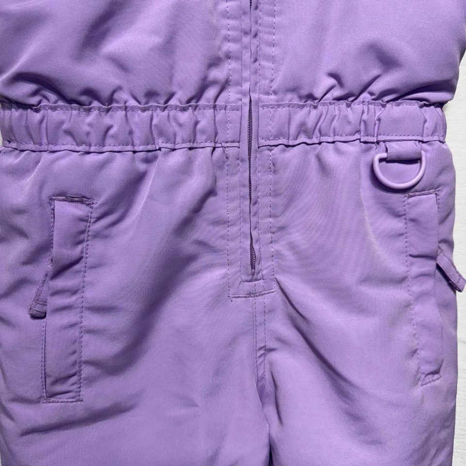 Wonderkids Purple Snow Bib Overalls Ski Pants Toddler Size 3T - Image 4 of 4