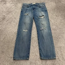Current/Elliot The Boyfriend Super Loved Destroy Distressed Denim Jeans Women 24