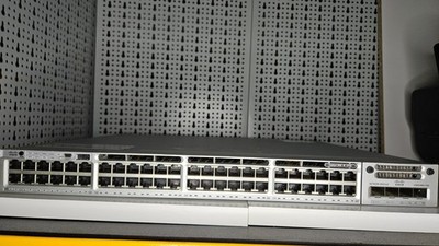 Cisco WS-C3850-48U-S 48-Port UPOE Switch IP Base w/ C3850-NM-2-10G Dual 1100W