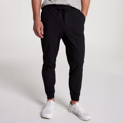 VRST Limitless Performance Slim Fit Joggers Men's Large Pure Black NWT $88