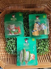 Holiday Time Cat Set Of 3 Ornaments Vintage Never Opened