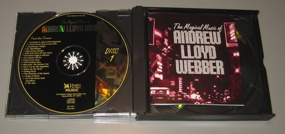 The Magical Music Of Andrew Lloyd Webber (CD, 1996, 3 Discs, Reader's Digest) - Image 3 of 4