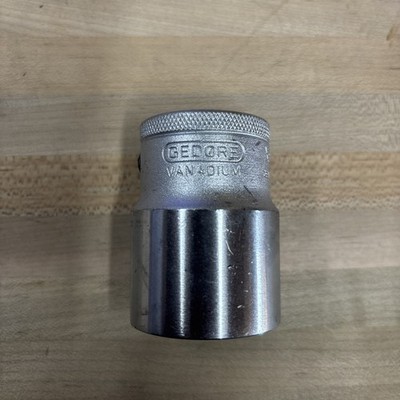Gedore Vanadium 30mm D32 VK 3/4'' Drive 12 Point Socket Knurled Ring WIRTGEN