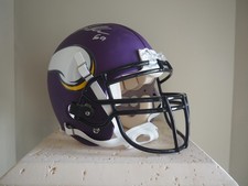 Minnesota Vikings Jared Allen signed Authentic VSR Football Helmet w/photo, COA