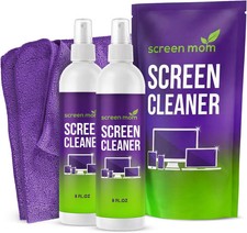 Screen Cleaner Spray 2 Pack 8oz Each For TV Laptop Computer Phone Streak Free