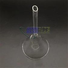 2PCS 60mm Glass Powder Funnel, With Straight Tip, Lab Glassware NEW #am