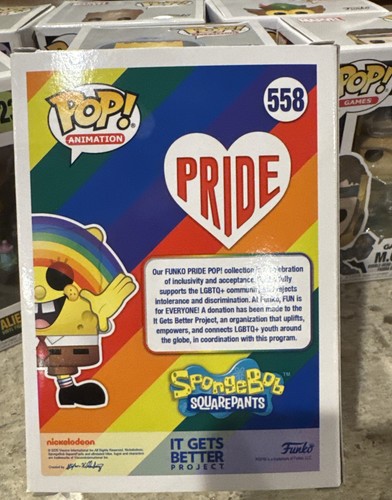 Funko Pop! Vinyl: Nickelodeon - Spongebob Squarepants (Rainbow) #558 - Picture 2 of 2