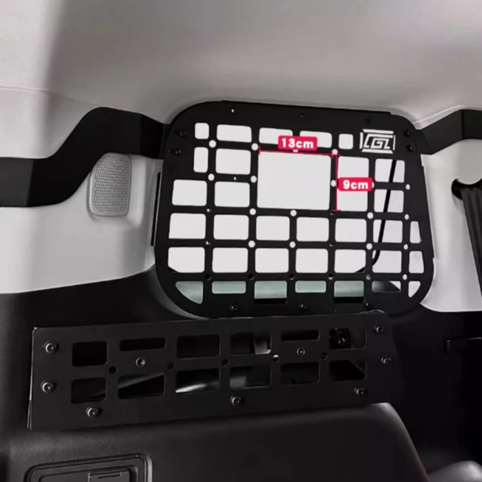 Para Baic BJ40 40PLUS 2024 2025 Baúl Ventana Lateral Molle Panel Estantes de Almacenamiento Foto 3 de 4