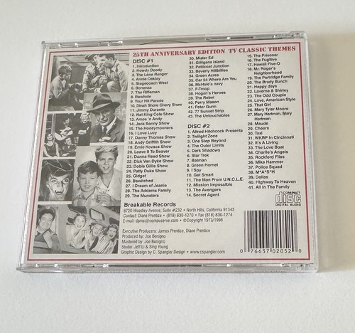 RARE 25th Anniversary Edition TV Classic Themes 2 CD & Booklet Set - Imagen 2 de 5