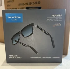 Soundcore Frames Landmark Wander Open Ear Smart Glasses - Black
