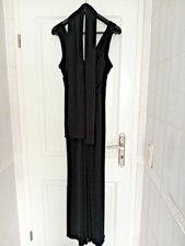 Kleid - lang /  Marke:  DOLLAR / Größe M / schwarz / mit Stola