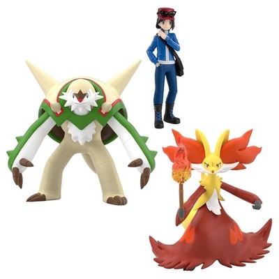 ポケモン　フィギュア　ブリガロン ポーズフィギュアXY 202409051304 Pokemon Scale World Figure Kalos Region Calem Chesnaught Delphox