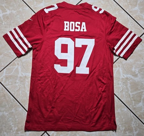Nike Nick Bosa #97 San Francisco 49ers Red Super Bowl LVIII Jersey Men's Medium - Picture 8 of 11