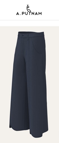 NEU NEU MIT ETIKETT A. Putnam Golf Tulpenhose blau 8 8P elegant blau gewellter Saum - Bild 4 von 16