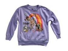 Old Navy Bambi Girls Purple Sweatshirt Top Size L 10-12