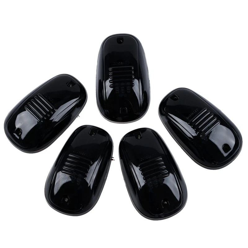 Smoked Black LED Cab Roof Top Marker Running Clearance Light Car pickup Lamp Kit - Image 3 of 4