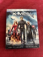 X-Men 3-Film Collection Blu-ray DVD Digital New Sealed Slipcover