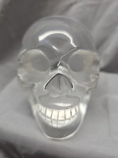 Glass Skull Paperweight / Decoration - 2 Lbs!
