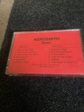 AEROSMITH PROMO CASSETTE TAPE GEMS RARE PROMOTIONAL ITEM 