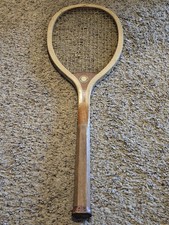 A.G. Spalding Bros. Geneva Antique Wood Tennis Racket Patent 1905