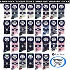 3 Pairs Ladies Gentle Grip® Honeycomb Soft Top Non Elastic Diabetic Socks 4-8 UK