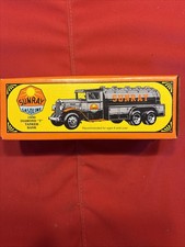 1992 ERTL Limited Edition 1930 SUNRAY GASOLINE DIAMOND "T" TANKER BANK in Box