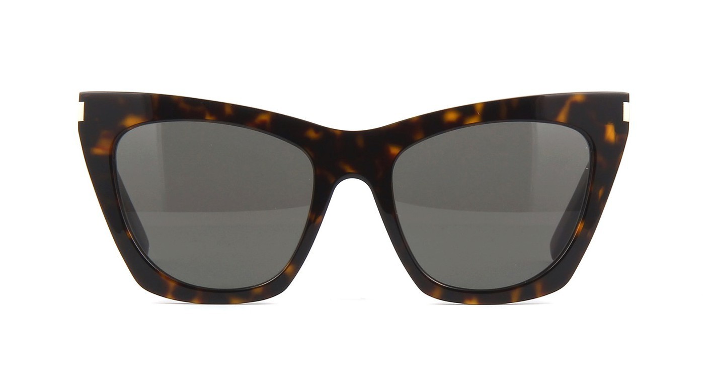 Occhiali da sole Saint Laurent KATE SL 214 avana grigio (006)