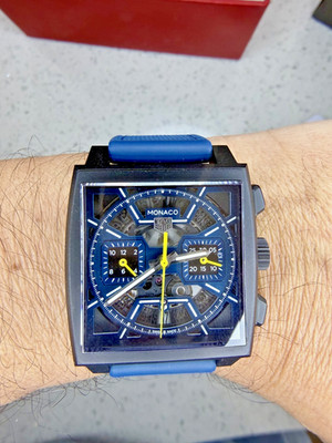TAG Heuer Monaco Titanium Black DLC Chronograph   CBL2188
