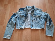 Faith Connexion Jeansjacke, Cut Out Denim Jacket, M