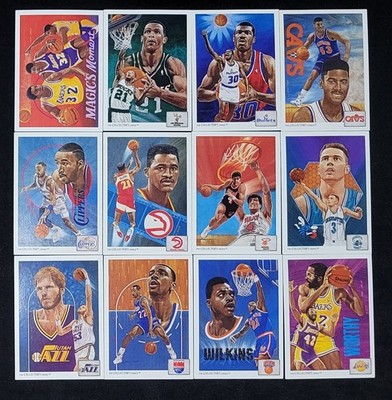 E. 1991 Upper Deck Basketball Portrait Card Lot HOF LEGENDS 