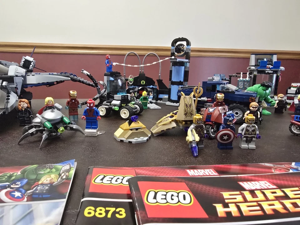LEGO Marvel Super Heroes Lot 6869, 6868, 6873, 6867, (2) 6865's, 30305 100% - Image 3 of 4