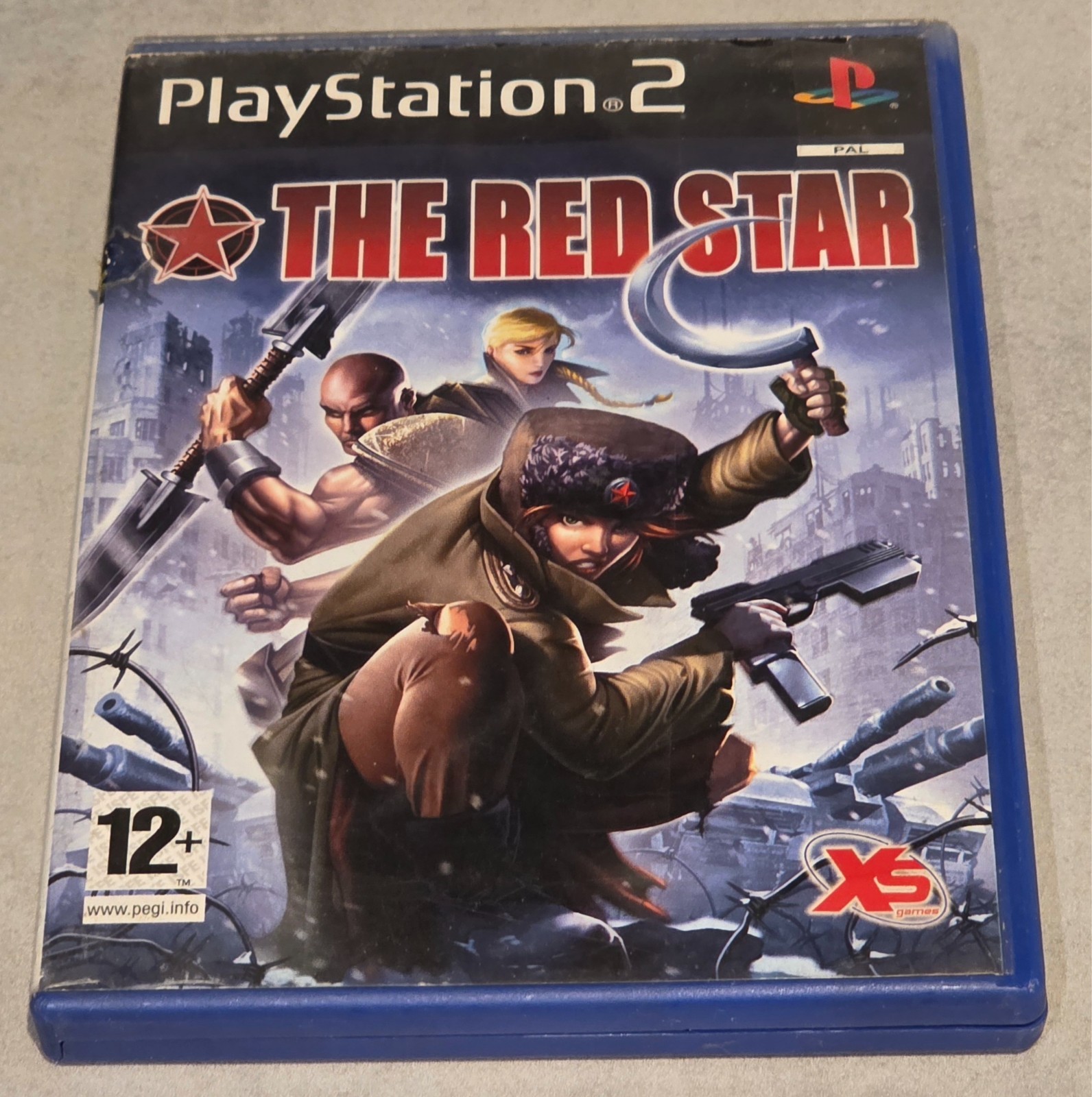 THE RED STAR SONY PS2 PLAYSTATION 2