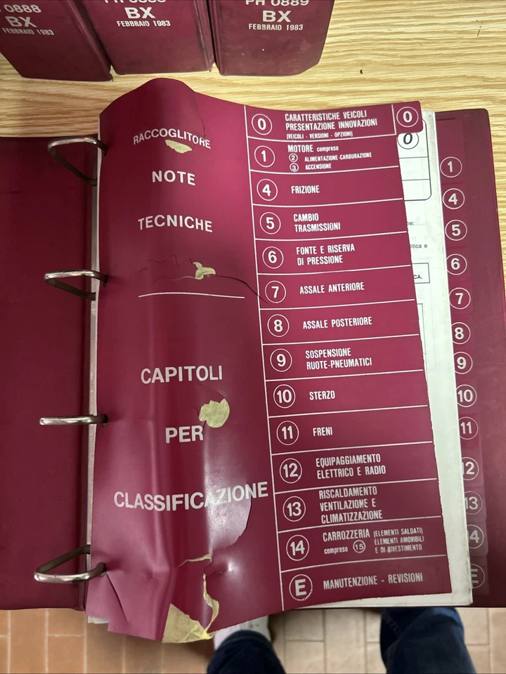 Manuale Officina CITROEN BX Originale Feb.1983 Completo - Immagine 2 di 4
