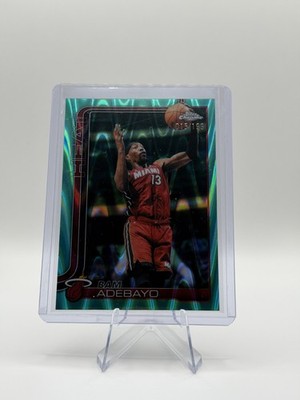 2026 Topps Chrome - Bam Adebayo Aqua RayWave Refractor /199 #35