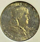 1963 Franklin Silver Half Dollar, Buy the Coin NOT the Holder!!