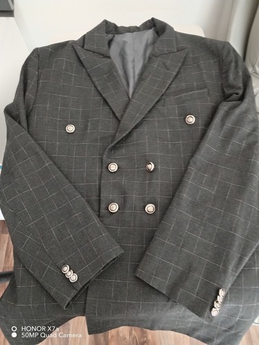 Men's Next Double Breasted Jacket.. Plus Sized. - Picture 8 of 8